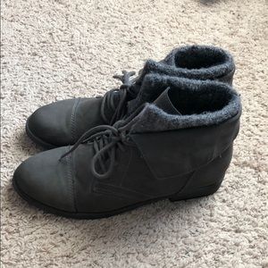 Grey Madden Girl Booties